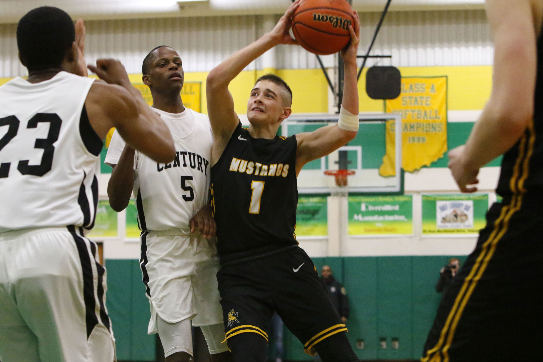 Gallery: Boys basketball Class A sectional final - Kouts vs. 21st Century